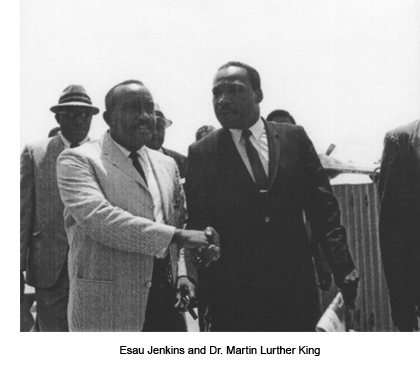 Esau Jenkins and Dr. Martin Lurther King
